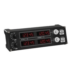 Геймпад проводной LOGITECH G Saitek Pro Flight Radio Panel черный [945-000011]