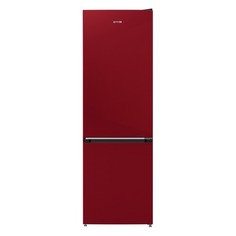 Холодильник GORENJE NRK6192CR4, двухкамерный, бордовый