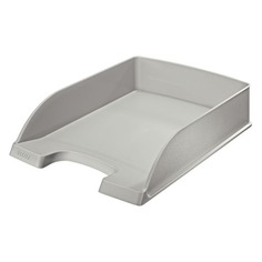 Лоток горизонтальный Esselte 52270085 A4 серый пластик