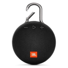 Портативная колонка JBL Clip 3, 3.3Вт, черный [jblclip3blk]