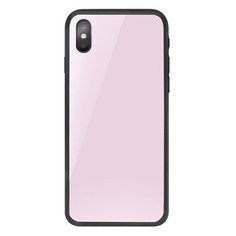 Чехол (клип-кейс) Gresso Glass, для Apple iPhone X/XS, розовый [gr17gls117] Noname