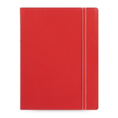 Тетрадь Filofax CLASSIC BRIGHT A5 PU 56л линейка съемные листы спираль двойная красный