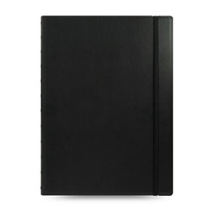 Тетрадь Filofax CLASSIC BRIGHT A4 PU 56л линейка съемные листы спираль двойная черный