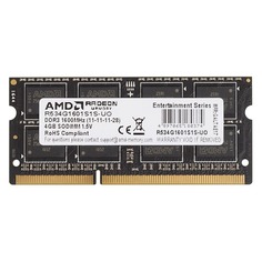 Модуль памяти AMD R534G1601S1S-UO DDR3 - 4Гб 1600, SO-DIMM, OEM