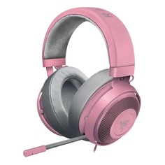 Наушники с микрофоном RAZER Kraken Pro V2 Oval Quartz, мониторы, розовый / серый [rz04-02050900-r3m1]