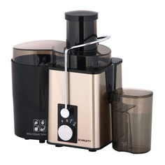 Соковыжималка SCARLETT SC-JE50S35, центробежная, золотистый и черный