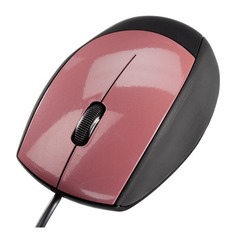 Мышь Hama M364 черный/розовый оптическая (800dpi) USB (3but)