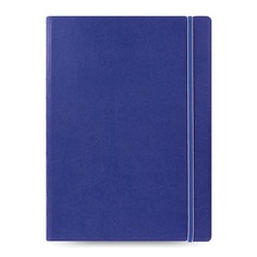 Тетрадь Filofax CLASSIC BRIGHT A4 PU 56л линейка съемные листы спираль двойная синий