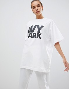 Белая oversize-футболка с логотипом Ivy Park - Белый