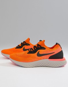 Кроссовки Nike Running Epic React Flyknit aq0067-800 - Оранжевый