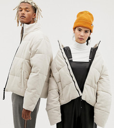 Вельветовый пуховик COLLUSION Unisex - Белый