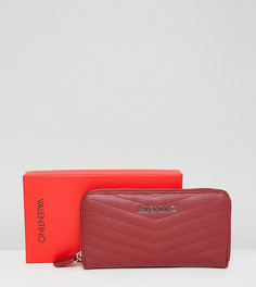 Красный кошелек на молнии Valentino by Mario Valentino - Красный