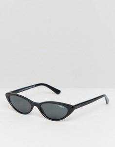 Черные солнцезащитные очки кошачий глаз Vogue Eyewear 0VO5237S - Черный