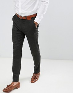 Зеленые узкие брюки с добавлением шерсти Gianni Feraud - Зеленый