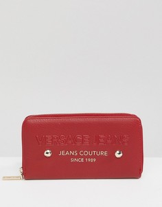 Бумажник на молнии Versace Jeans - Красный