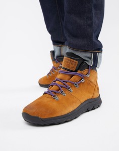 Коричневые походные ботинки Timberland World - Коричневый