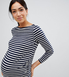 Свободный лонгслив в полоску ASOS DESIGN Maternity - Мульти