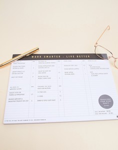 Блокнот Kikki.K Work Smart Live Better Desk Notepad - Мульти