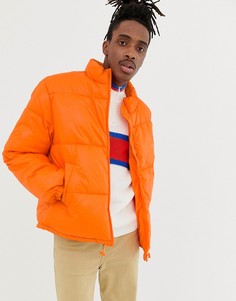 Оранжевая дутая куртка Cheap Monday - Оранжевый