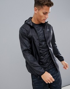 Черная куртка-ветровка New Balance Running - Черный