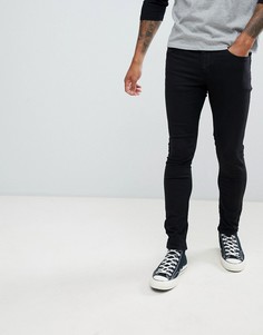 Черные супероблегающие джинсы Pull&Bear - Черный Pull&;Bear
