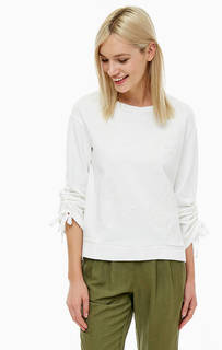 Хлопковый свитшот с вышивкой Tom Tailor Denim