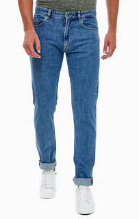 Синие джинсы с карманами Lacoste