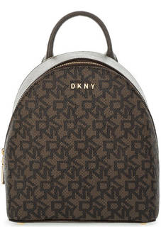 Маленький рюкзак с монограммой бренда Dkny