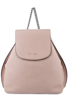Розовый рюкзак из зерненой кожи Cromia