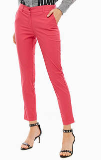 Хлопковые чиносы цвета фуксии Twinset Simona Barbieri