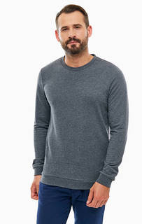 Однотонный серый свитшот Tom Tailor Denim