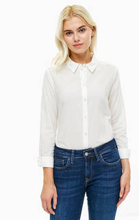 Хлопковая рубашка на пуговицах Vero Moda