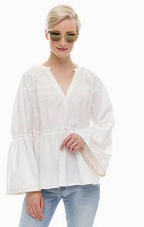 Хлопковая блуза свободного кроя Scotch&;Soda