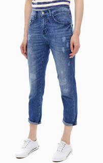 Рваные джинсы бойфренд с заплатами Rich&;Royal