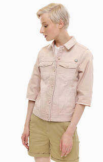Розовая джинсовая куртка с карманами Scotch&;Soda