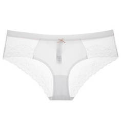 Белые кружевные трусы-слипы Chantelle