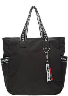 Вместительная текстильная сумка с длинными ручками Tommy Jeans