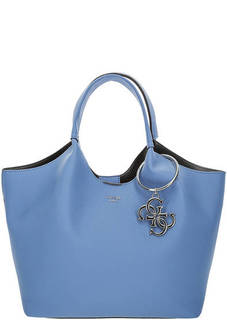 Большая сумка синего цвета Guess