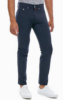 Зауженные брюки темно-синего цвета Pierre Cardin