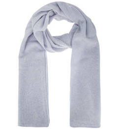 Шерстяной палантин голубого цвета Canoe