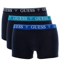 Комплект из трех хлопковых трусов-боксеров Guess