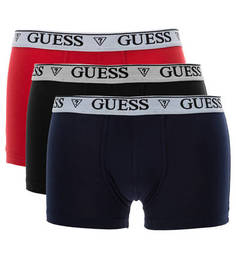 Комплект из трех хлопковых трусов-боксеров Guess