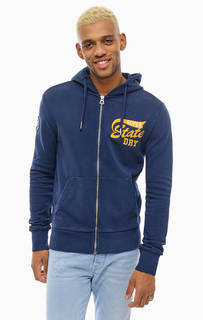 Хлопковая толстовка с карманами Superdry