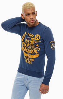 Хлопковый свитшот с принтом Superdry
