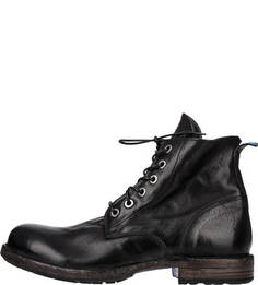 Высокие ботинки из натуральной кожи Moma