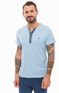 Футболка с вырезом на пуговицах Jockey