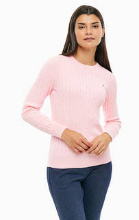 Хлопковый джемпер с косами Gant