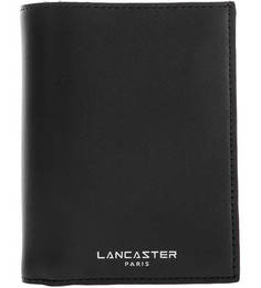 Черное портмоне из гладкой кожи Lancaster
