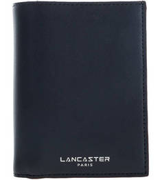 Синее портмоне из гладкой кожи Lancaster