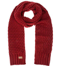 Красный вязаный шарф Pepe Jeans